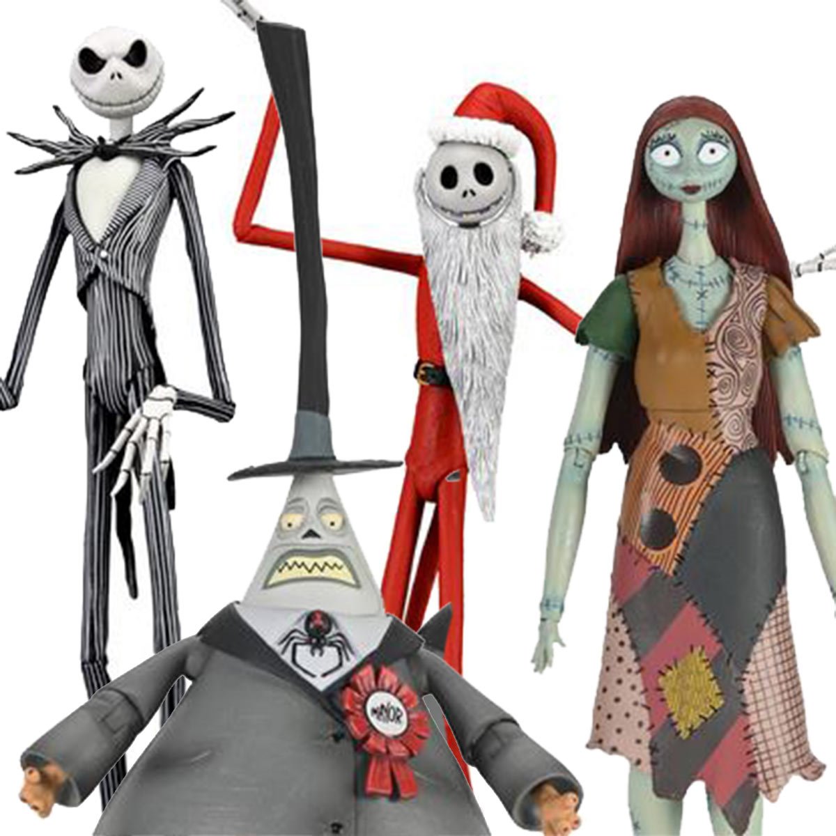 The Nightmare Before Christmas 30th Anniversary 7-Inch Scale Action Figure Case of 10