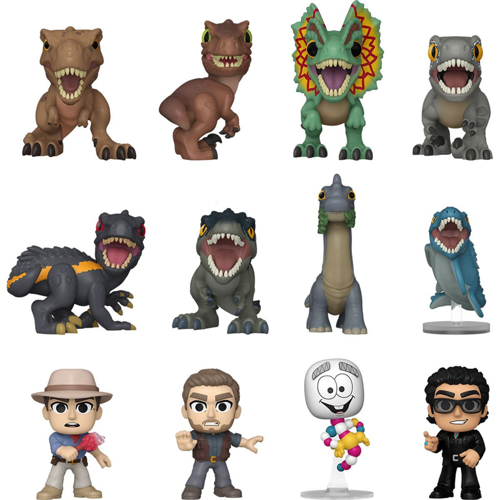 Jurassic World Funko Mystery Minis Mini-Figure Display Case of 12