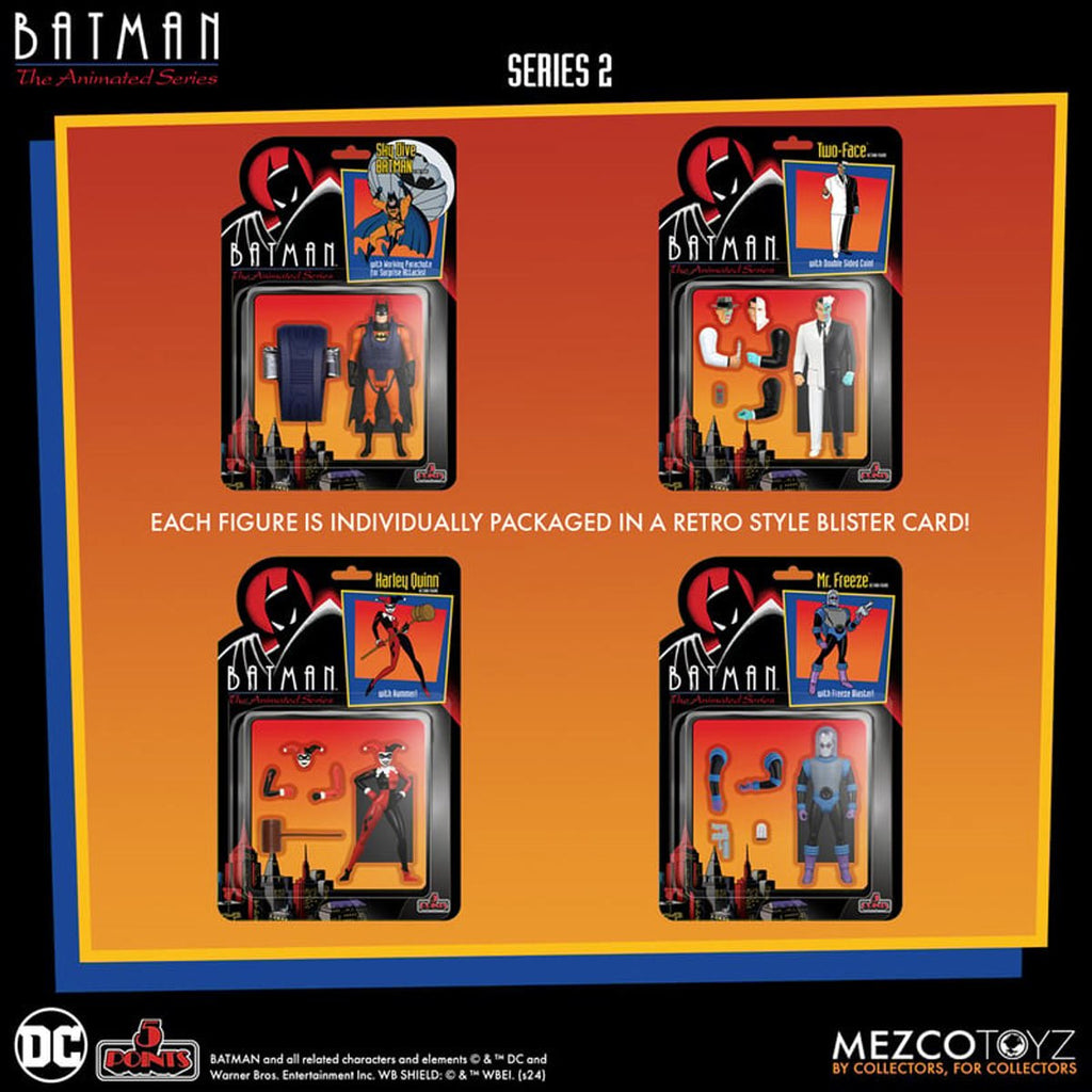 Batman: The Animated Series 5 Points Series 2 Action Figure Set of 4