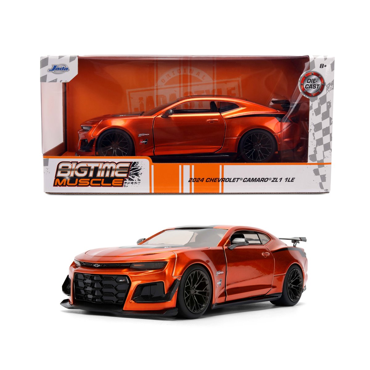 Bigtime Muscle 2024 Chevrolet Camaro ZL1 1LE 1:24 Scale Die-Cast Metal Vehicle