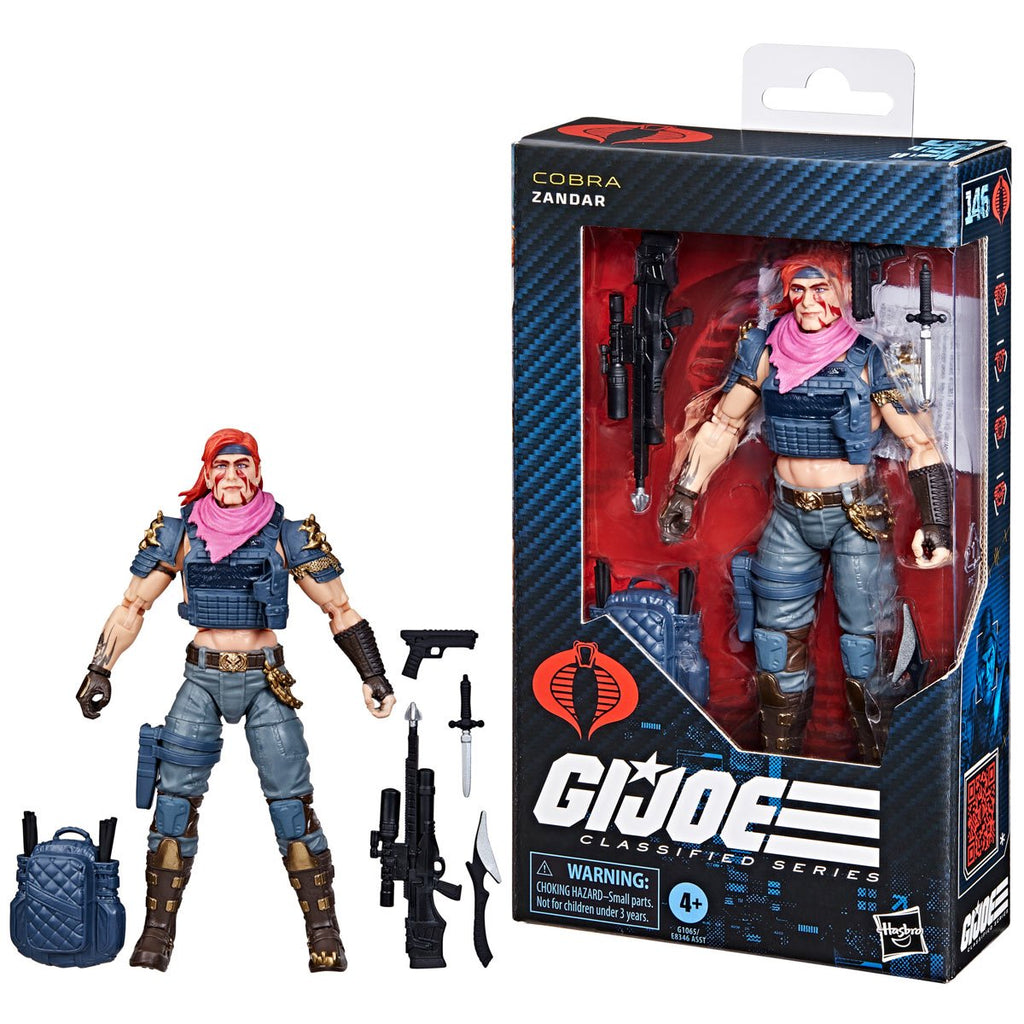 G.I. Joe Classified Series Zandar 6-Inch Action Figure