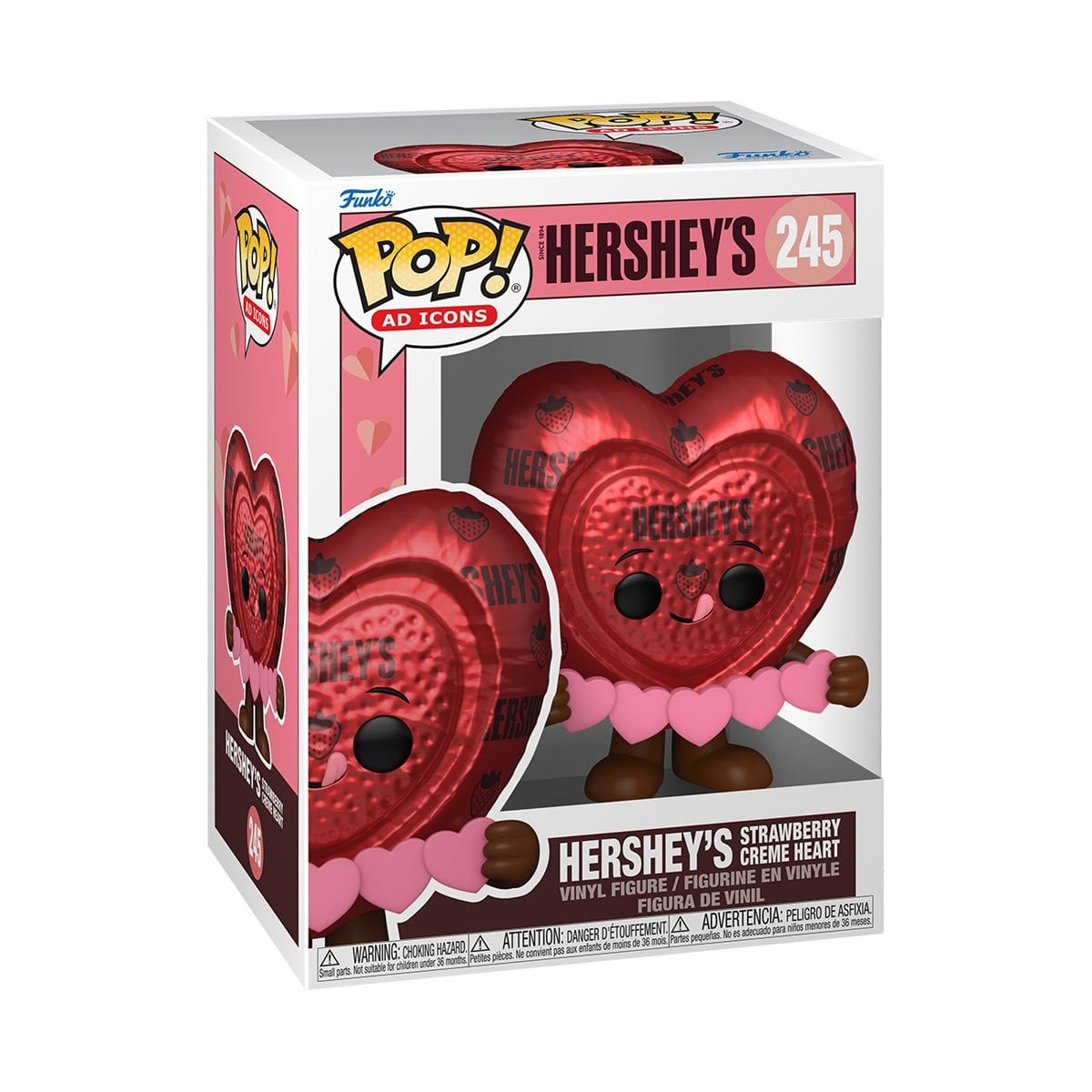 Hersey's Valentines Hersey's Strawberry Creme Heart Funko Pop! Vinyl Figure #245