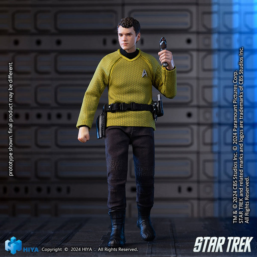 Star Trek 2009 Chekov Exquisite Super Series 1:12 Scale Action Figure