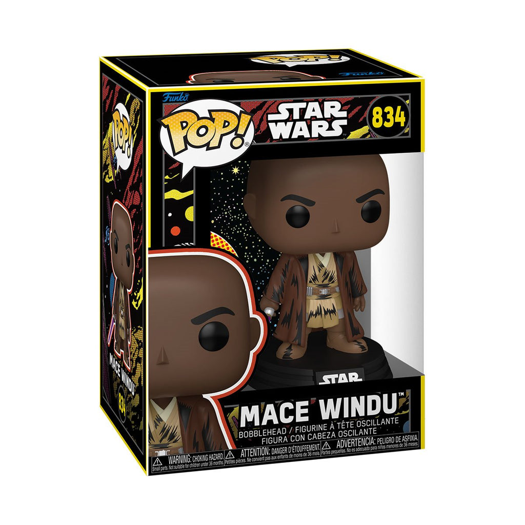 Star Wars May the Fourth Mace Windu (Retro) Funko Pop! Vinyl Figure #834