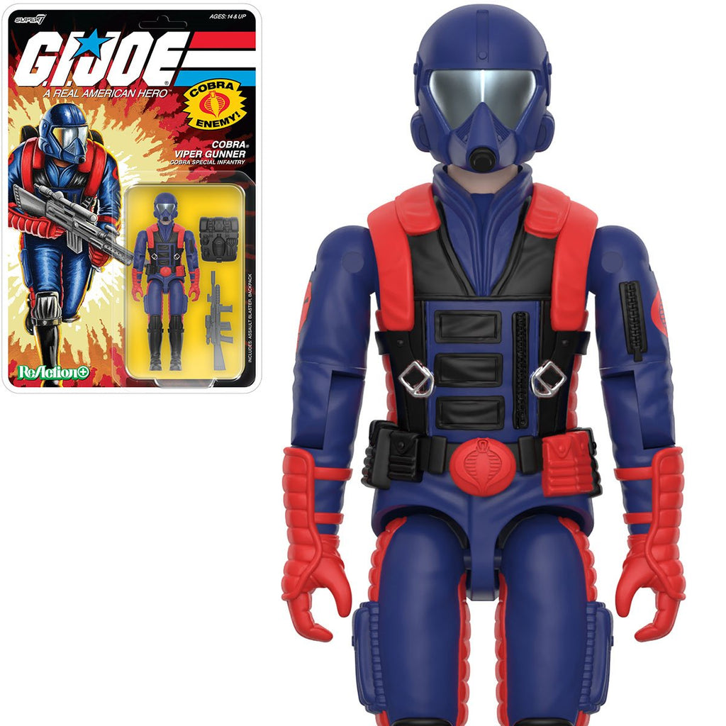 G.I. Joe Cobra Viper Gunner 3 3/4-Inch ReAction+ Figure