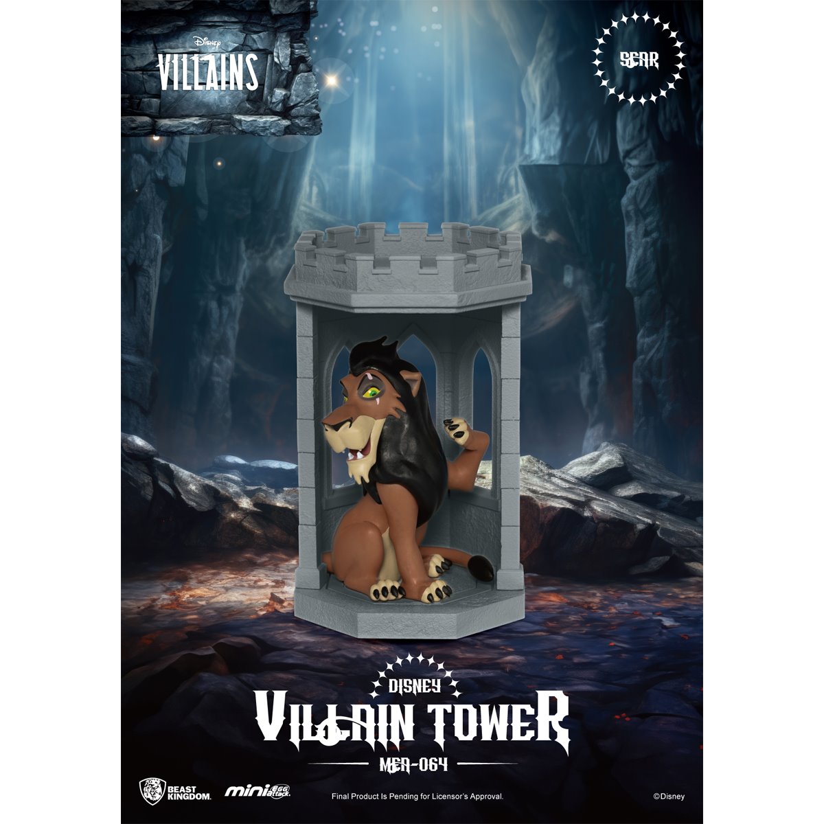 Disney Villains Tower Series MEA-064 Mini-Figure Blind Box Case of 6