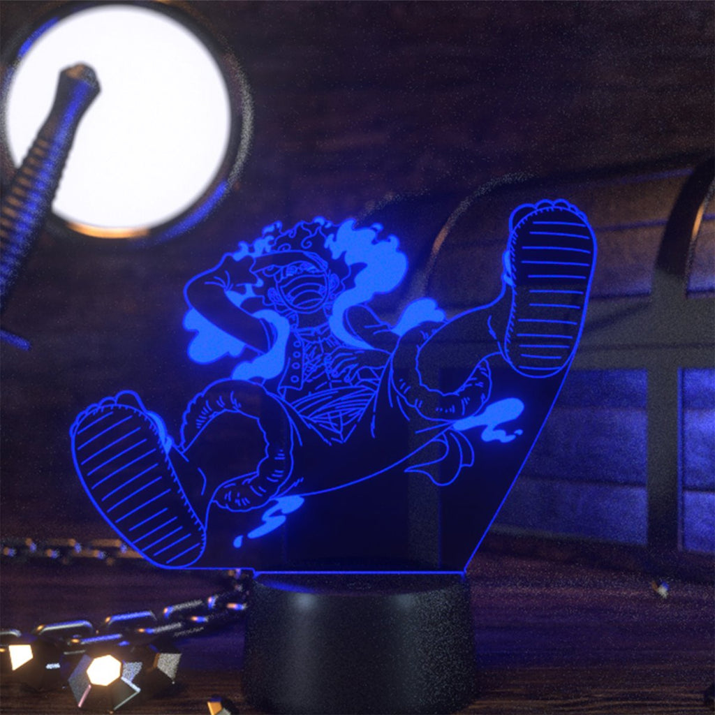 One Piece Luffy Gear 5 Laugh Otaku Lamp