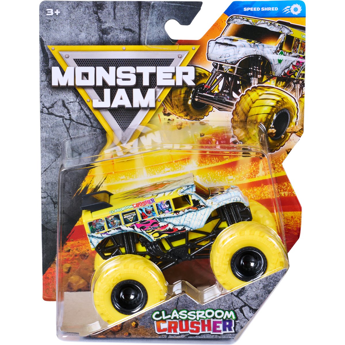 Monster Jam Monster Truck Single Pack Mix 46 1:64 Scale Vehicle Case of 12
