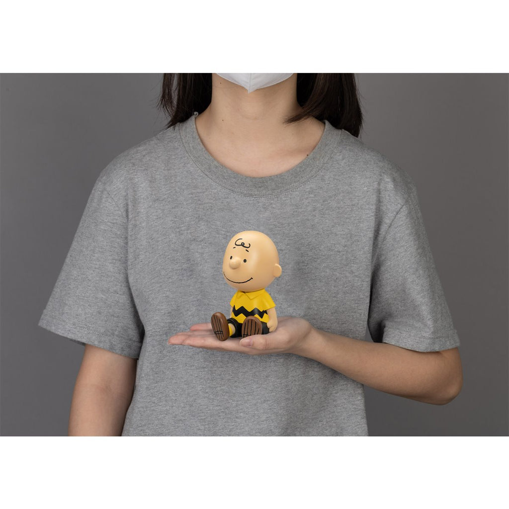 Peanuts Charlie Brown VPBP-030 Peanuts Series Palm Size Vinyl Functional Piggy Bank