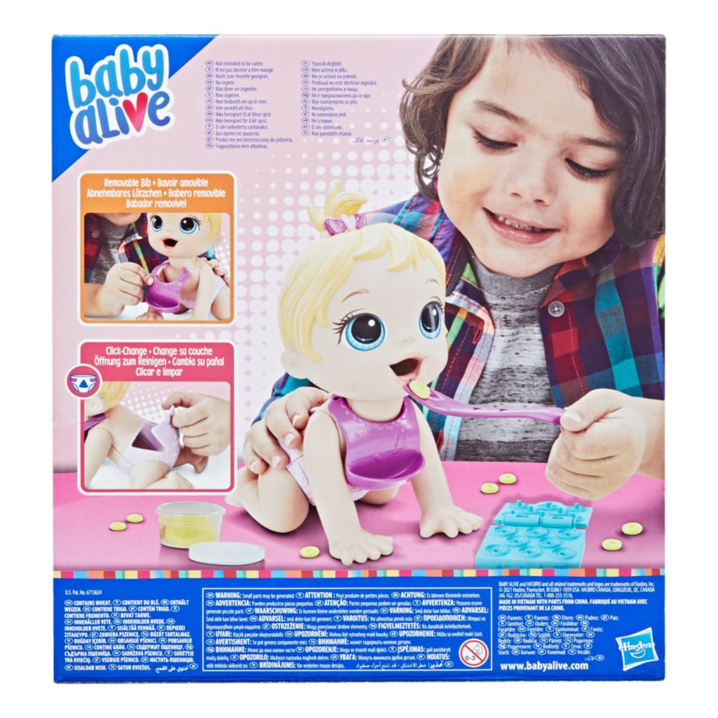 Baby Alive Lil Snacks Doll (Blonde Hair)