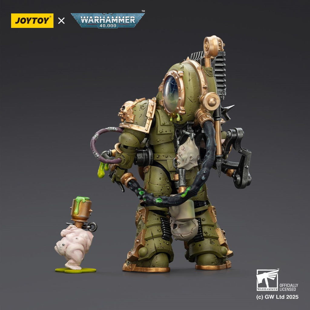 Joy Toy Warhammer 40,000 Death Guard Foul Blightspawn with Plague Sprayer 1:18 Scale Action Figure