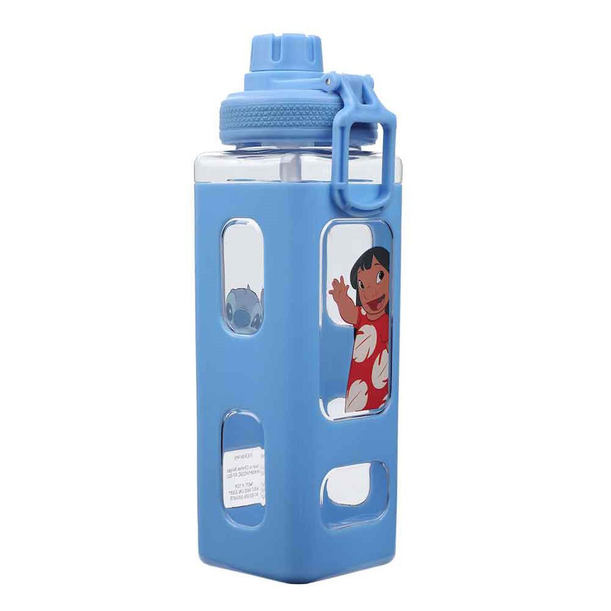 Lilo & Stitch 24 oz. Square Silicone Sleeve Water Bottle