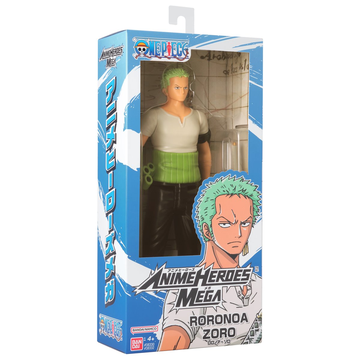 One Piece Anime Heroes Roronoa Zoro 12-Inch Scale Action Figure