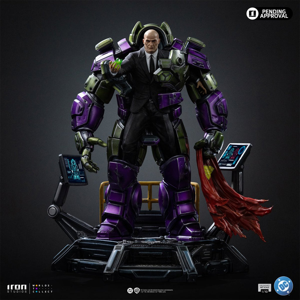 DC Comics Lex Luthor Unleashed Deluxe 1:10 Art Scale Statue