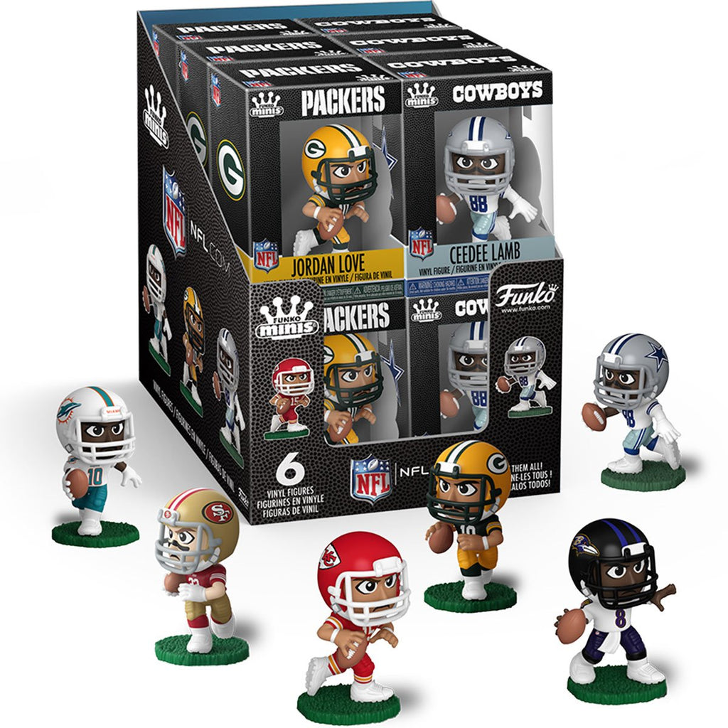 NFL Funko Minis Vinyl Mini-Figure Display Case of 12