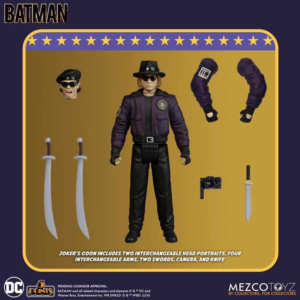 Batman 1989 5 Points Action Figure Set of 3