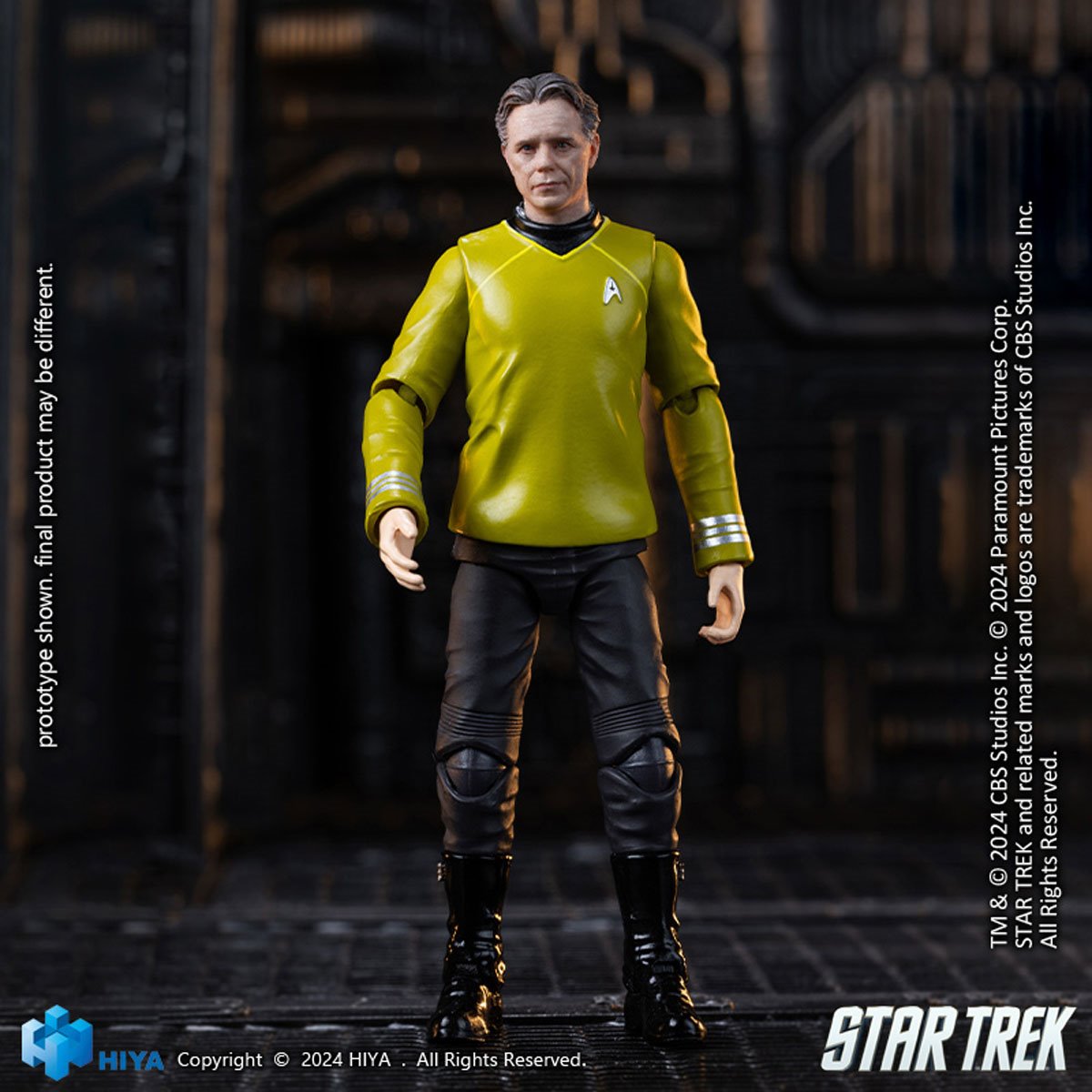 Star Trek 2009 Captain Christopher Pike Exquisite Mini Series 1:18 Scale Action Figure