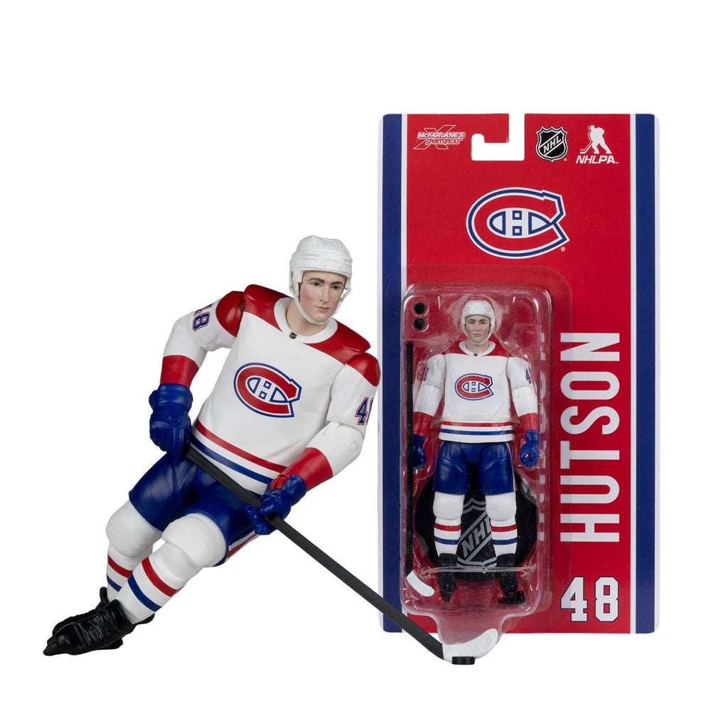 NHL McFarlanes SportsPicks Montreal Canadiens Lane Hutson 6-Inch Scale Articulated Action Figure