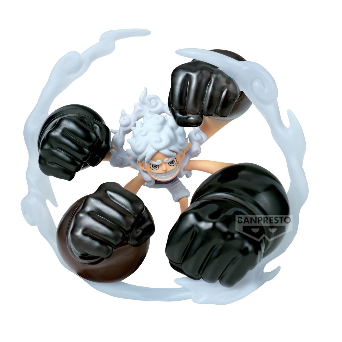 One Piece Monkey D. Luffy GEAR5 Gum-Gum Dawn Gatling World Collectable Figure Special Statue