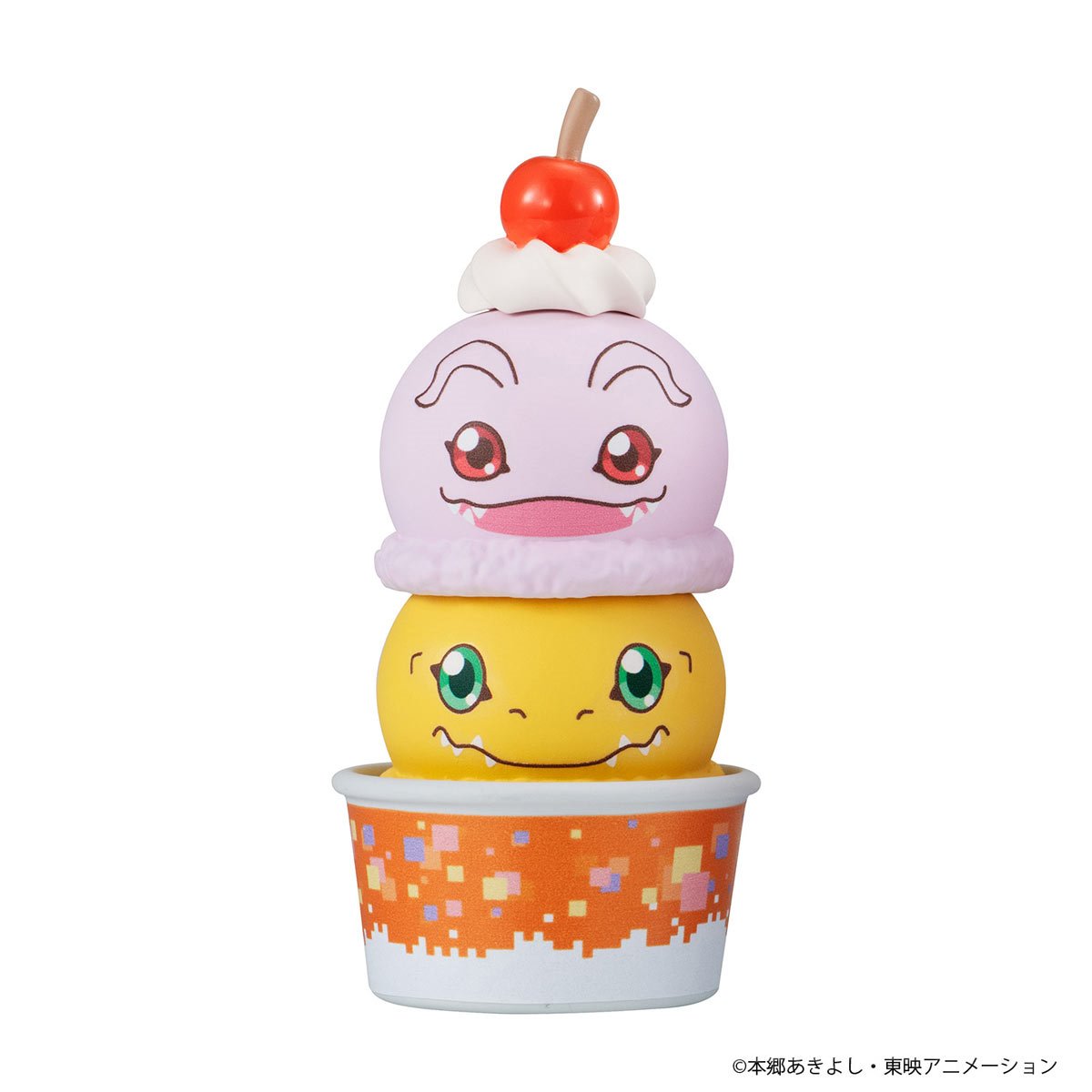 Digimon Adventure Stack Up and Change Tsumichen Mini-Figure Case of 8