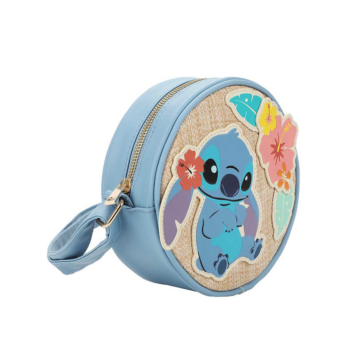 Lilo and Stitch Stitch Tropical Woven Crossbody Bag