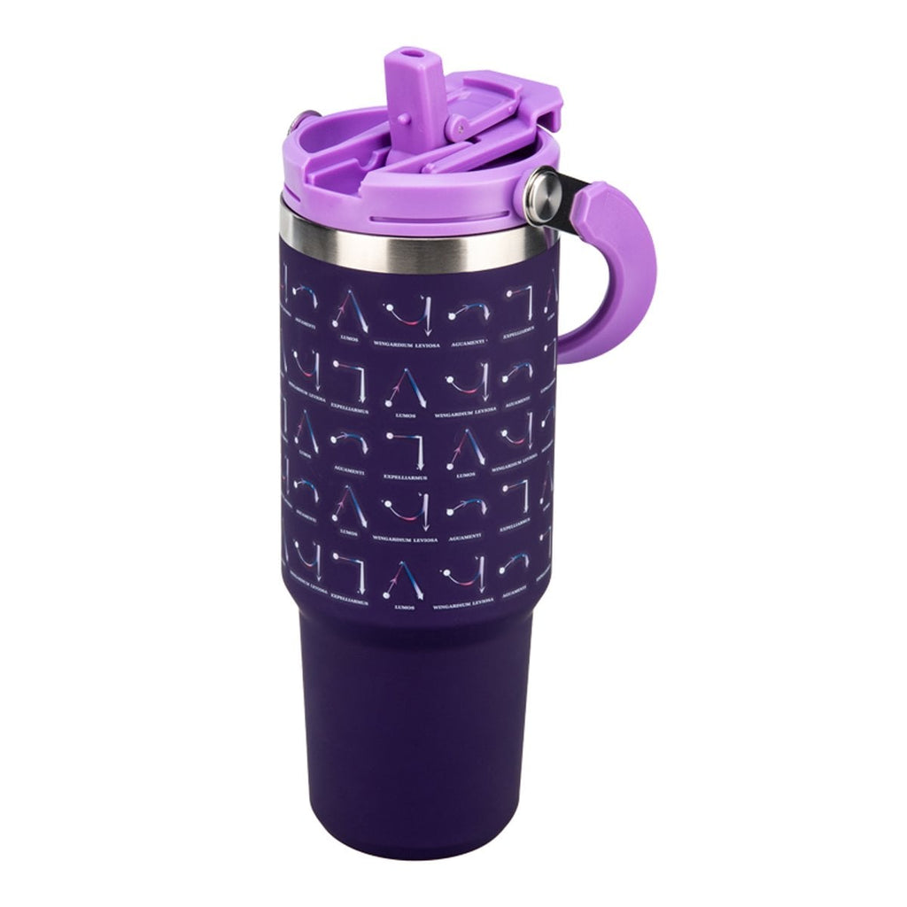 Harry Potter Hogwarts Spells Insulated Cup with Top Handle