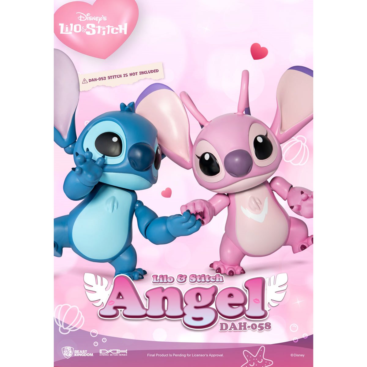 Lilo & Stitch Angel DAH-058 Dynamic 8-Ction Heroes Action Figure