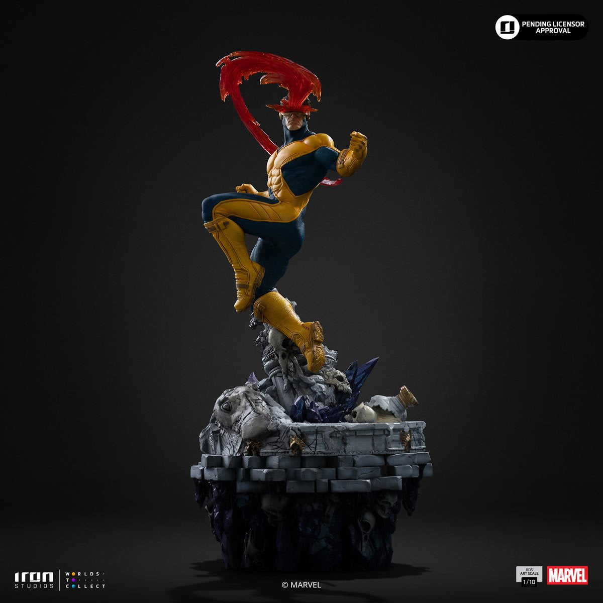 X-Men Cyclops Infinity Gauntlet Diorama Battles Diorama Series Art 1:10 Scale Statue
