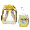 SpongeBob SquarePants Clear Youth Backpack 5-Piece Set