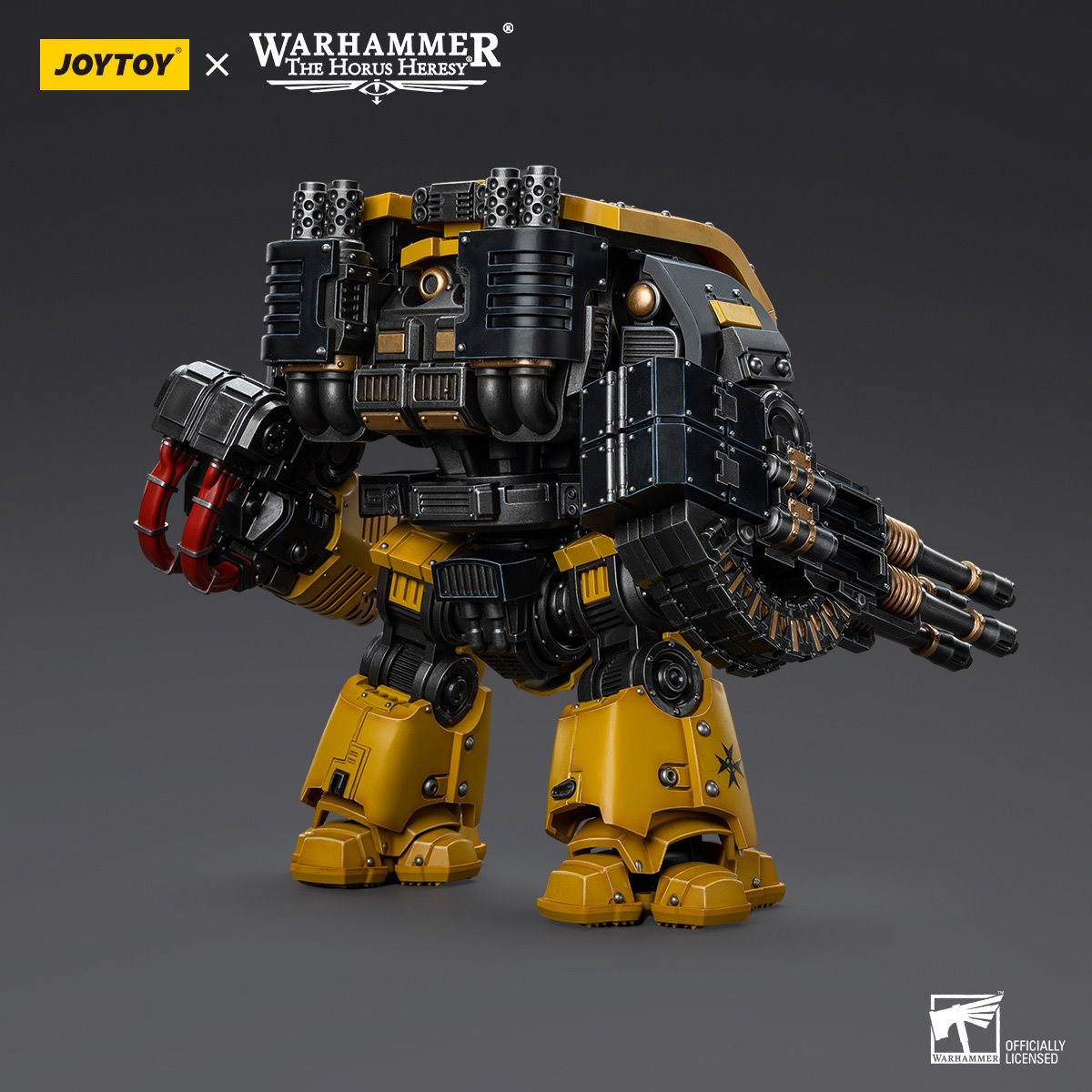 Joy Toy Warhammer 40,000 Imperial Fists Leviathan Dreadnought Cyclonic Melta Lance and Storm Cannon 1:18 Action Figure