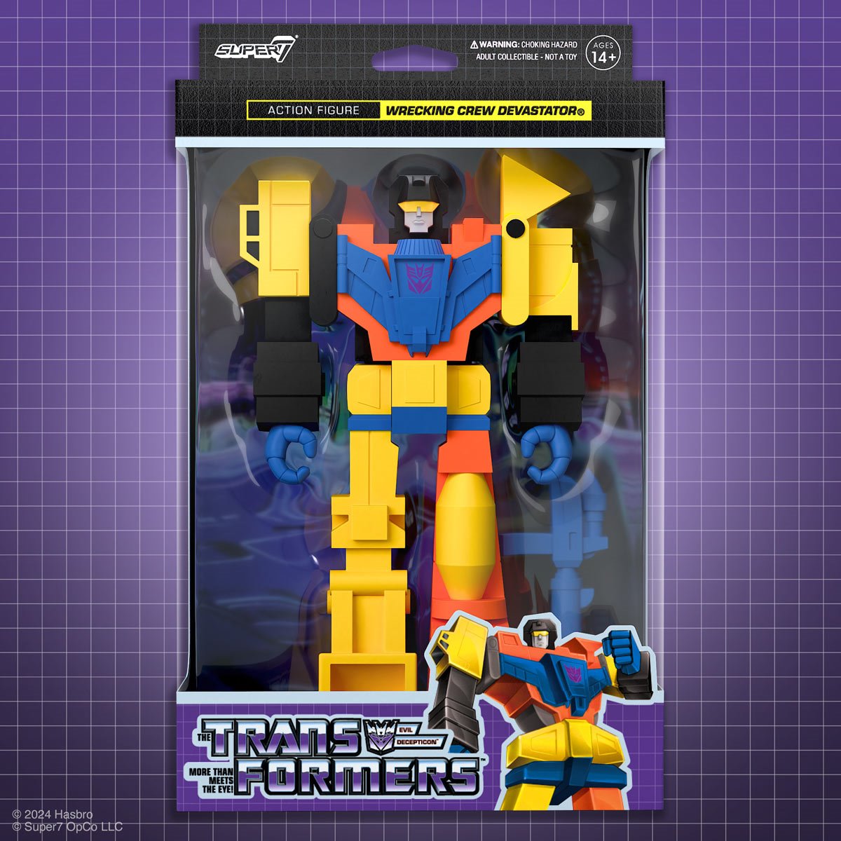 Transformers Wrecking Crew Devastator 3 3/4-Inch Scale ReAction Figure
