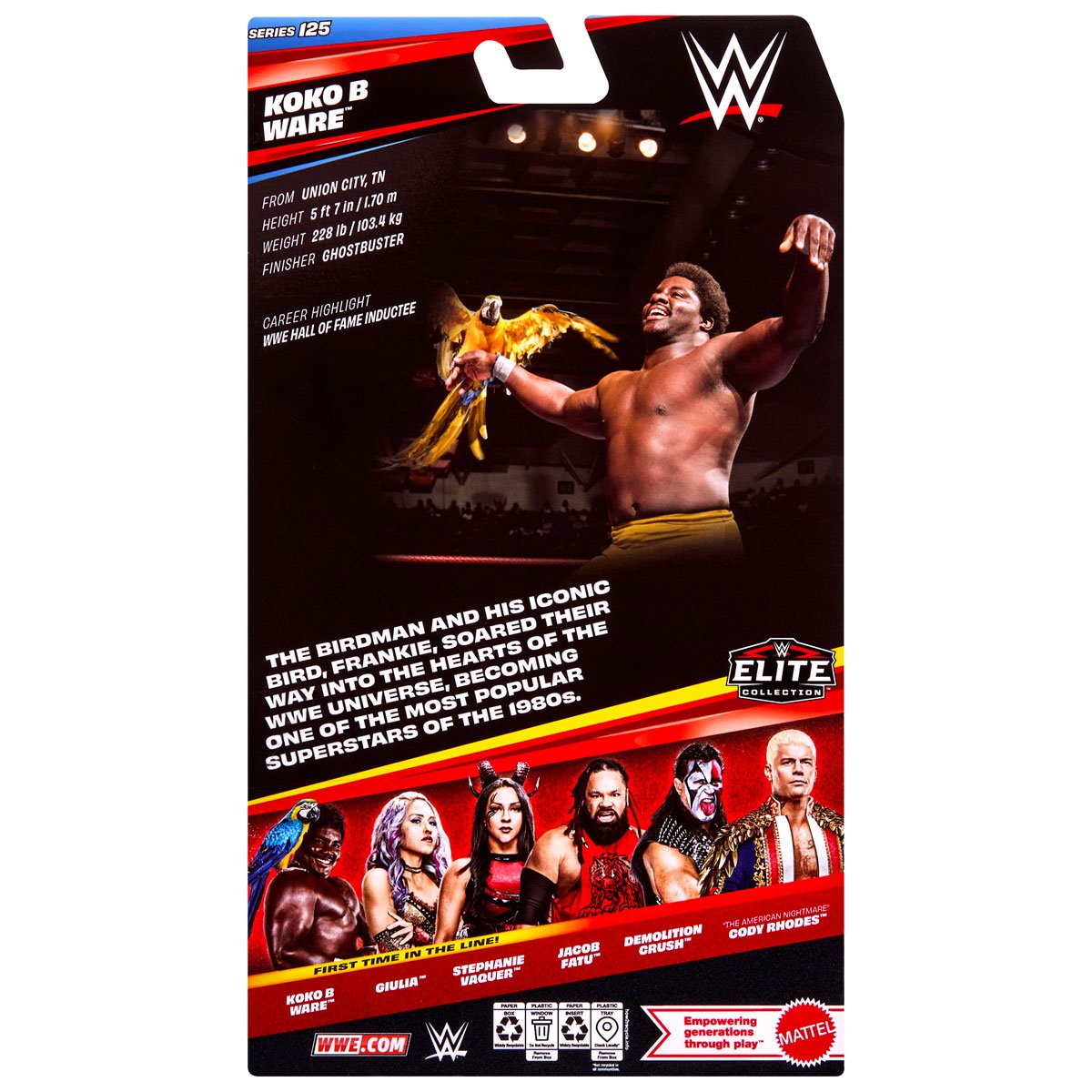 WWE WWF Elite Collection Series 125 Koko B. Ware Action Figure