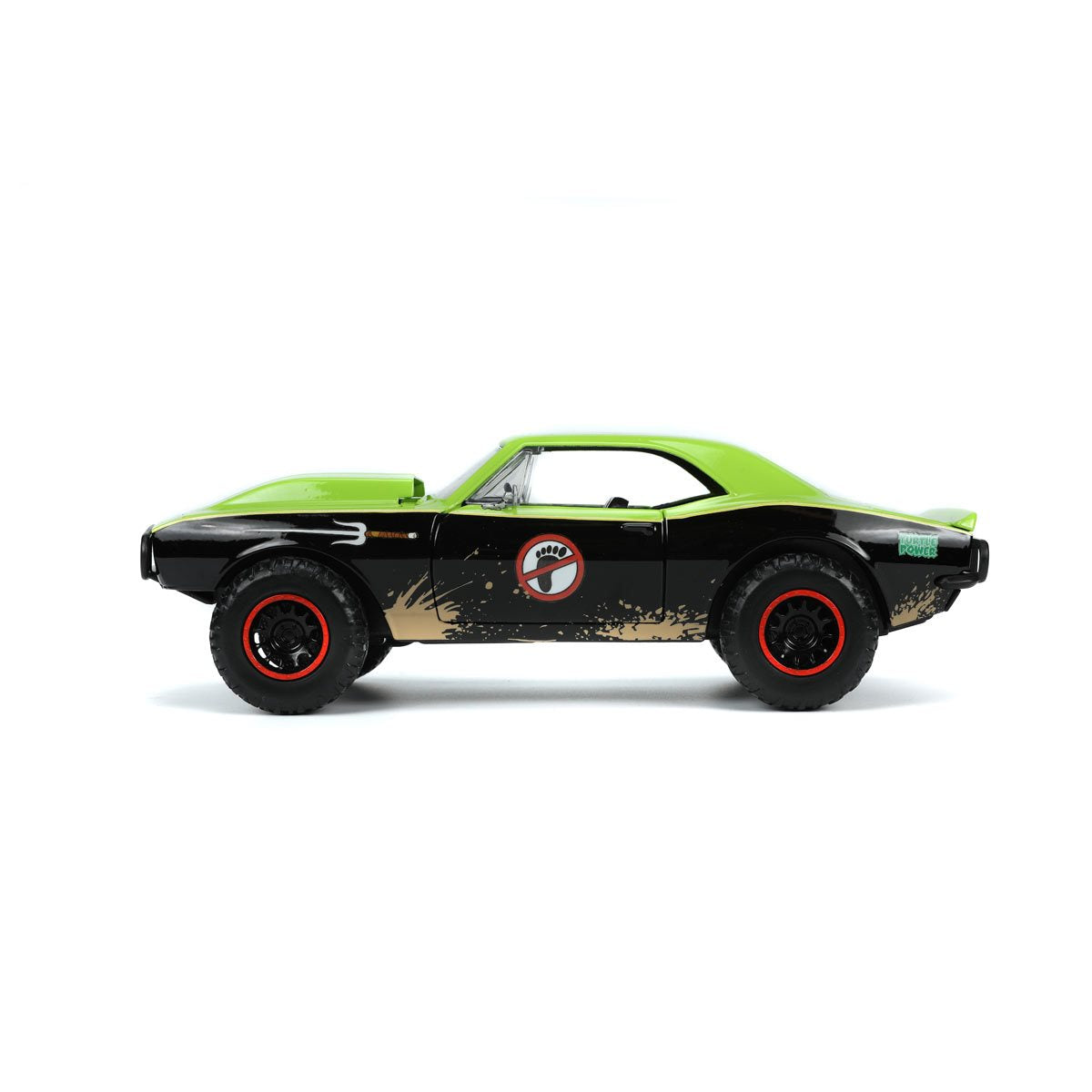 Teenage Mutant Ninja Turtles 1967 Chevrolet Camaro 1:24 Scale Die-Cast Metal Vehicle with Raphael Figure