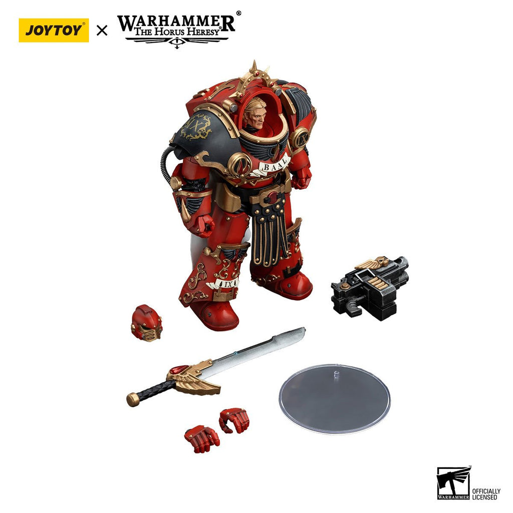 Joy Toy Warhammer Horus Heresy Blood Angels Legion Praetor in Tartaros Terminator Armor 1:18 Scale Action Figure