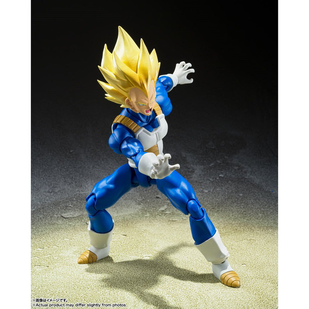 Dragon Ball Z Super Saiyan Vegeta Awakened Super Saiyan Blood S.H.Figuarts Action Figure - Reissue