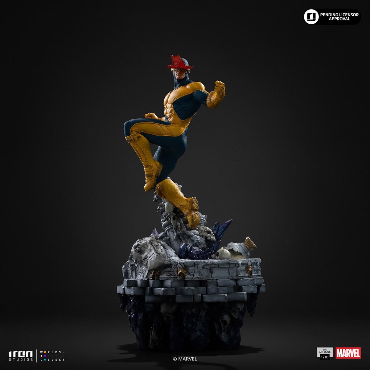 X-Men Cyclops Infinity Gauntlet Diorama Battles Diorama Series Art 1:10 Scale Statue