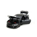 Bigtime Muscle 2024 Glossy Black Ford Mustang Dark Horse 1:24 Scale Die-Cast Metal Vehicle