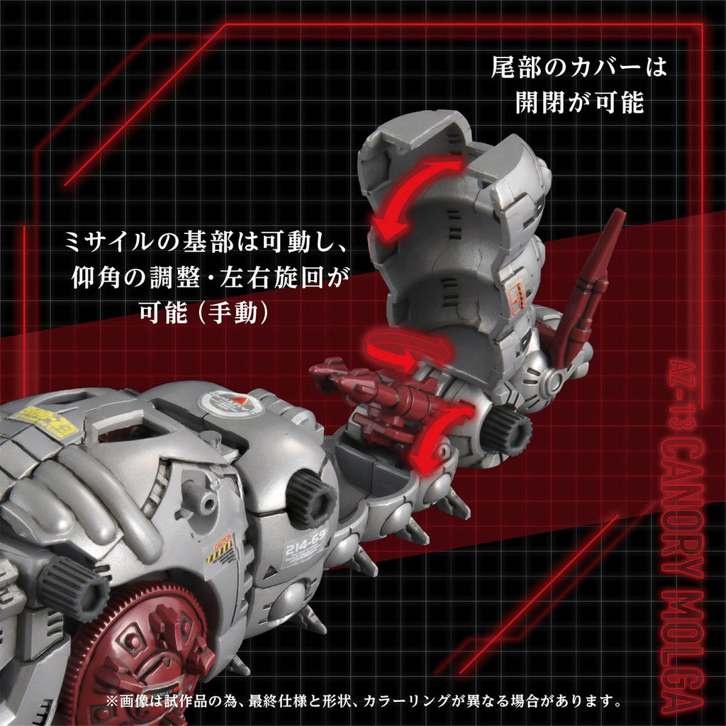 Zoids Advanced Zi AZ-13 Canory Molga 1:72 Scale Model Kit