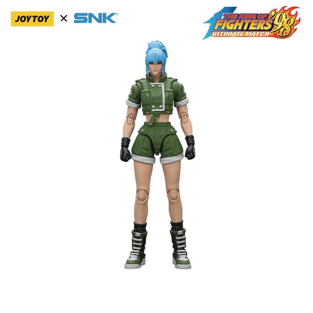 Joy Toy King of Fighters '98 Ultimate Match Ikari Warriors Team Leona Heidern 1:18 Scale Action Figure