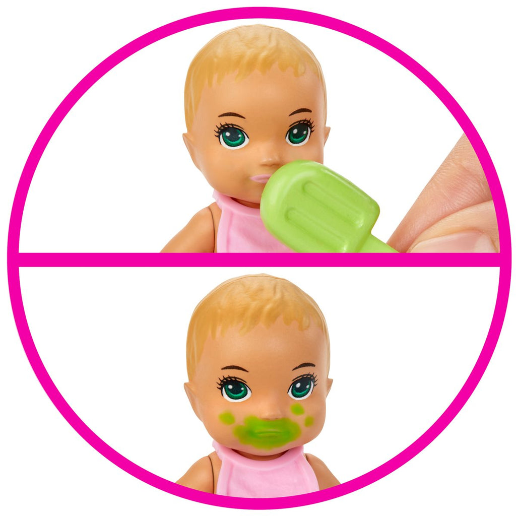Barbie Skipper Babysitters Inc Bath-Time Accessories and Doll