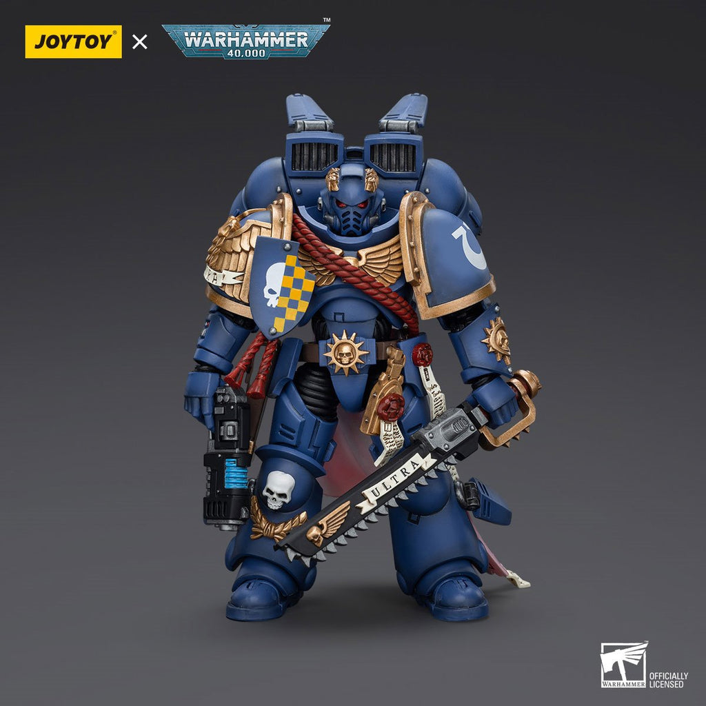 Joy Toy Warhammer 40,000 Ultramarines Captain with Jump Pack 1:18 Scale Action Figure