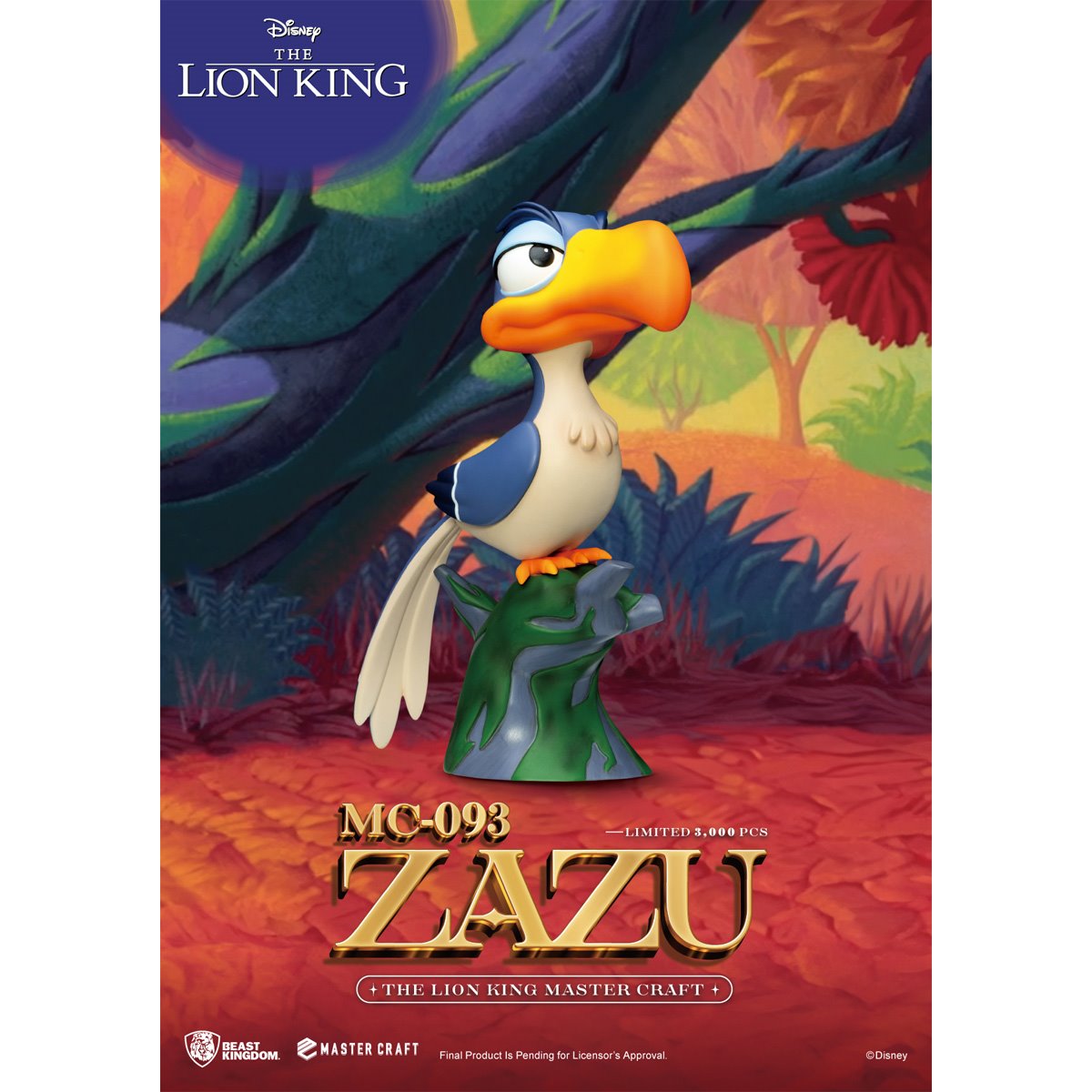 The Lion King Zazu MC-093 Master Craft Statue
