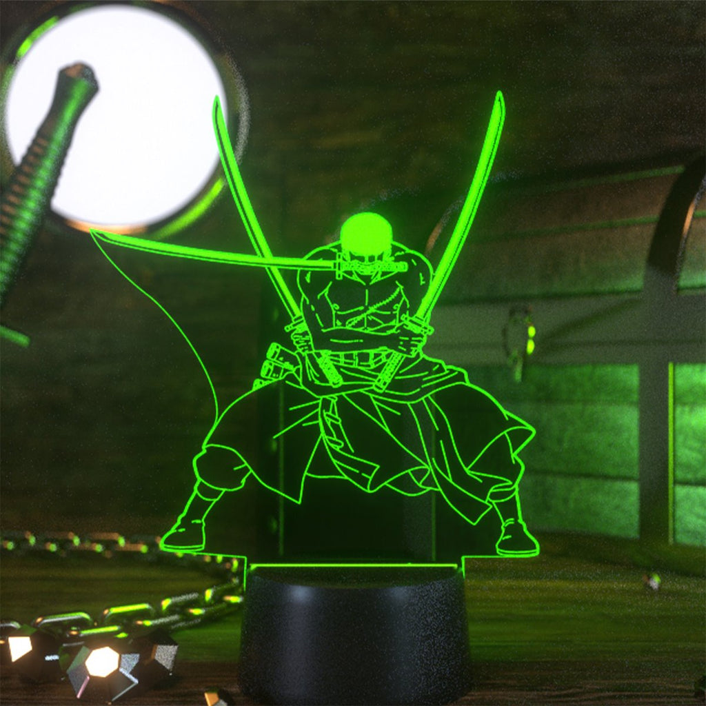 One Piece Zoro Otaku Lamp