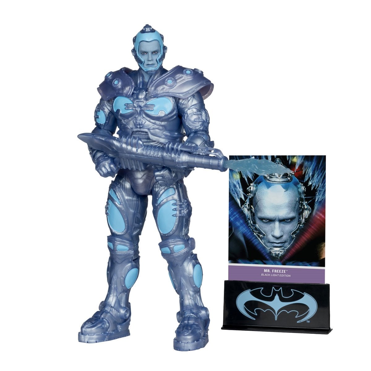 DC Multiverse Batman and Robin Mr. Freeze Black Light Gold Label 7-Inch Action Figure - Entertainment Earth Exclusive