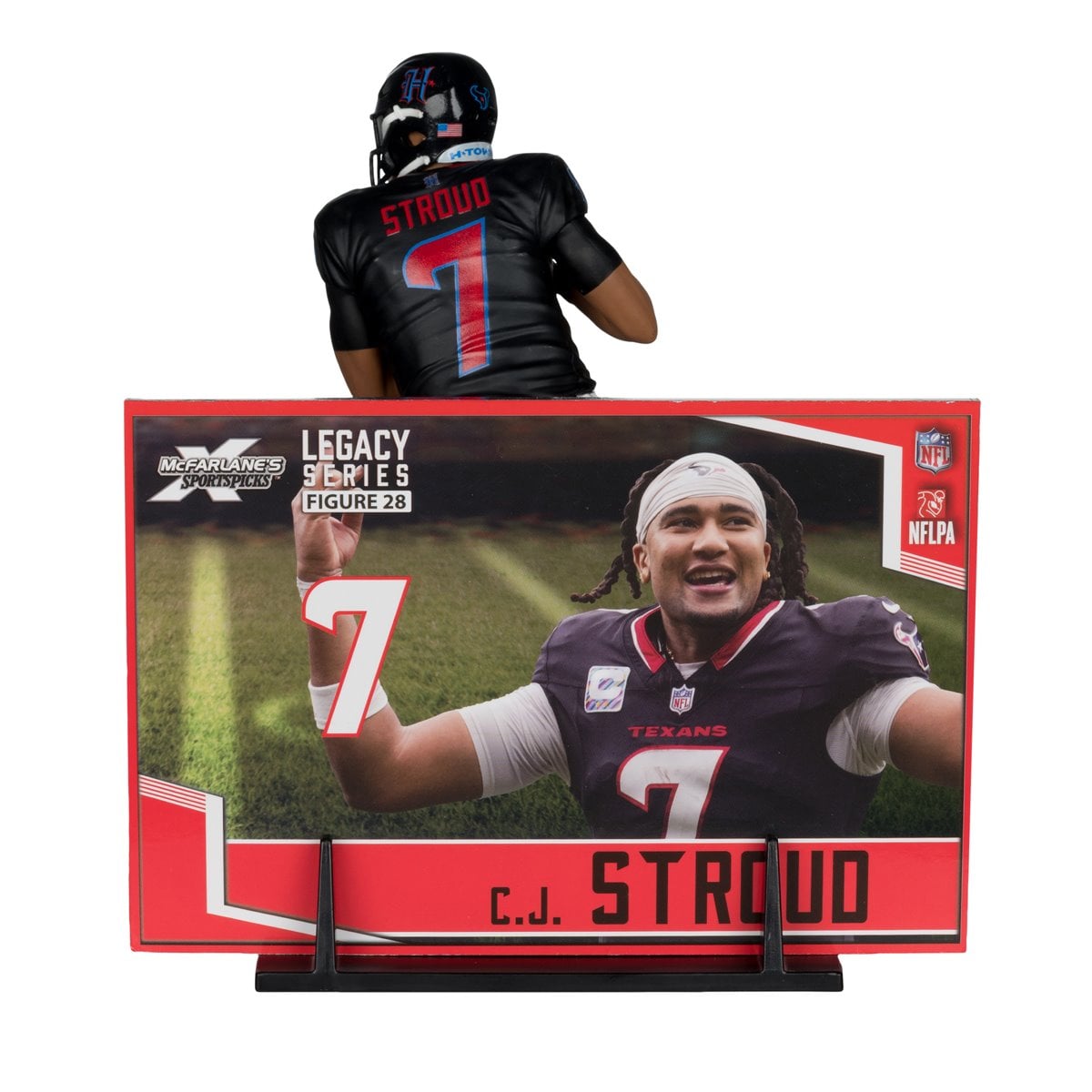 NFL SportsPicks 2025 Houston Texans C.J. Stroud Alternate Jersey 7-Inch Scale Posed Figure