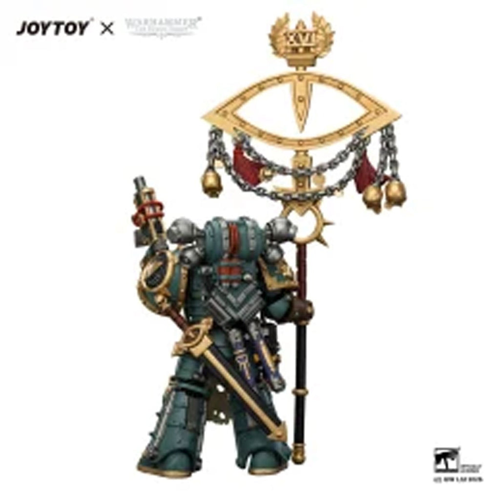 Joy Toy Warhammer Horus Heresy Sons of Horus Maloghurst the Twisted Legion Standard & Bolter 1:18 Scale Action Figure