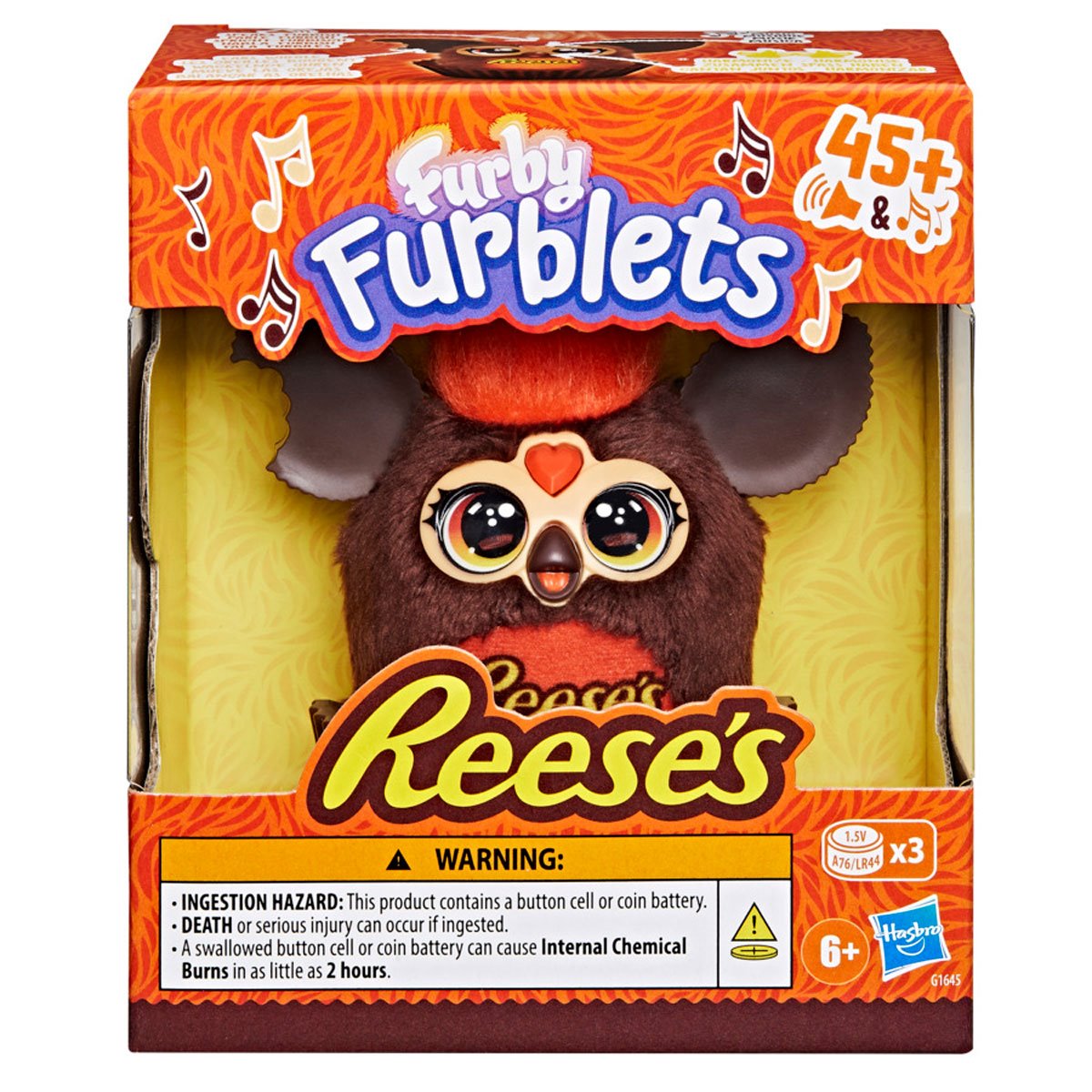 Furby Furblets REESE'S Peanut Butter Cup Mini 3-Inch Plush
