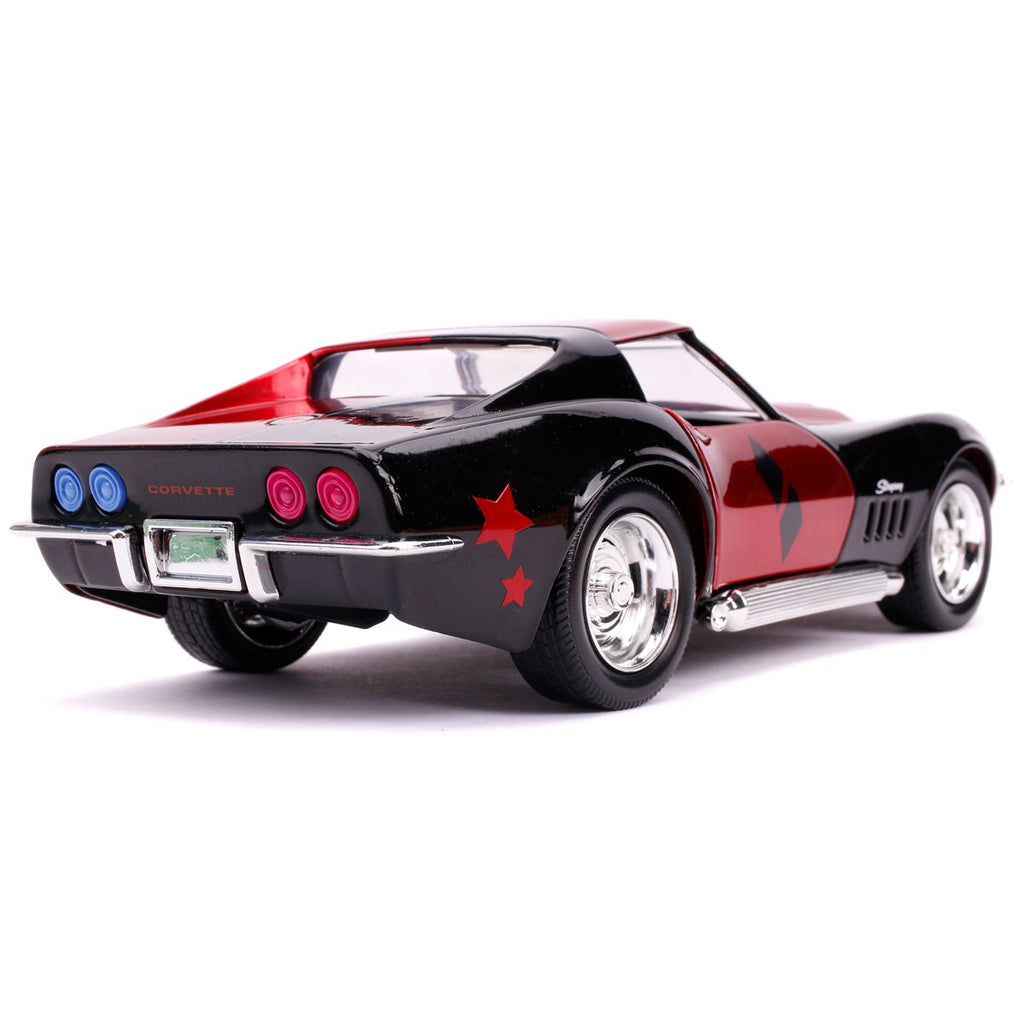 Harley Quinn 1969 Chevy Corvette Stingray The New 52 1:24 Scale Die-Cast Metal Vehicle