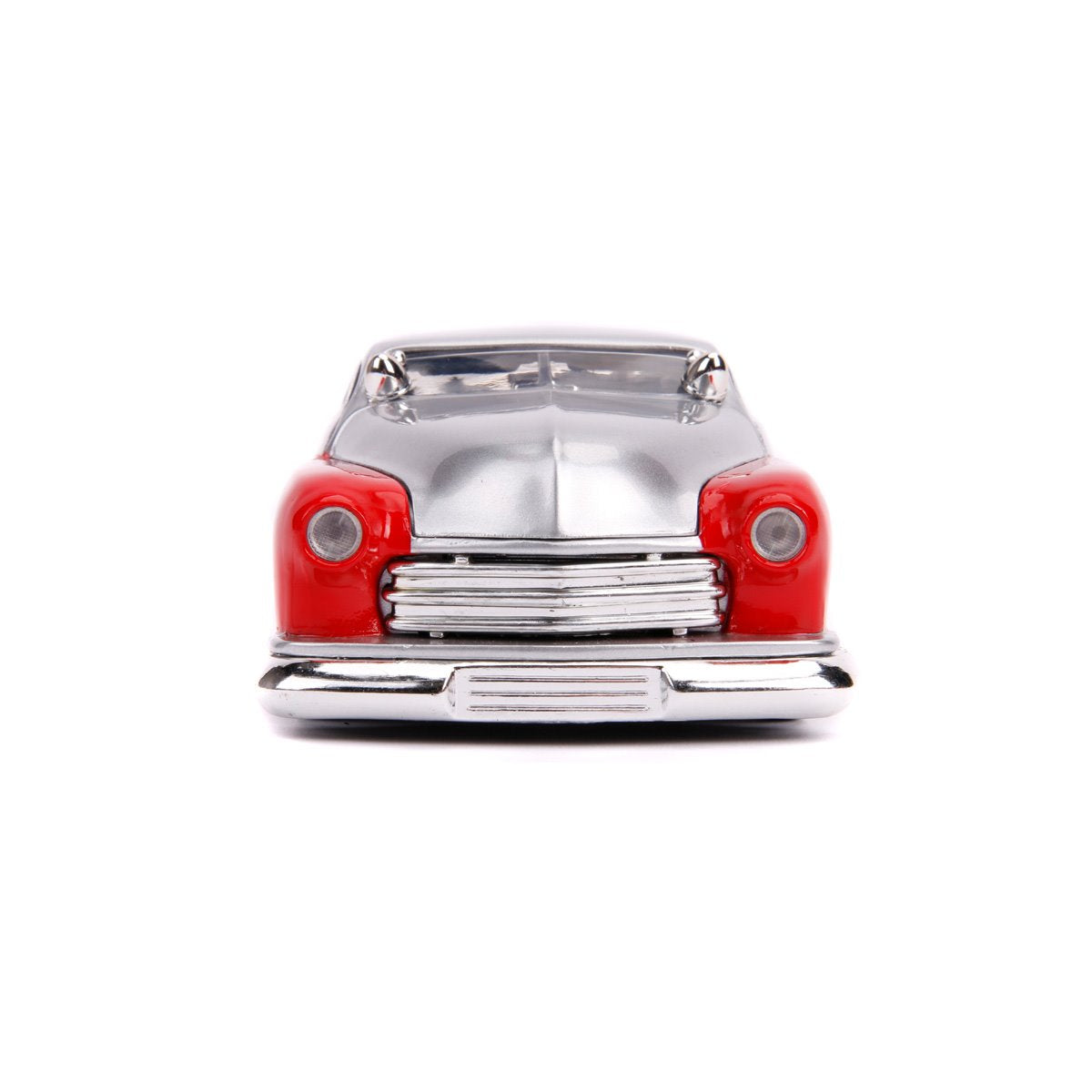 Bigtime Muscle 1951 Mercury Coupe Red and Silver 1:24 Scale Die-Cast Metal Vehicle