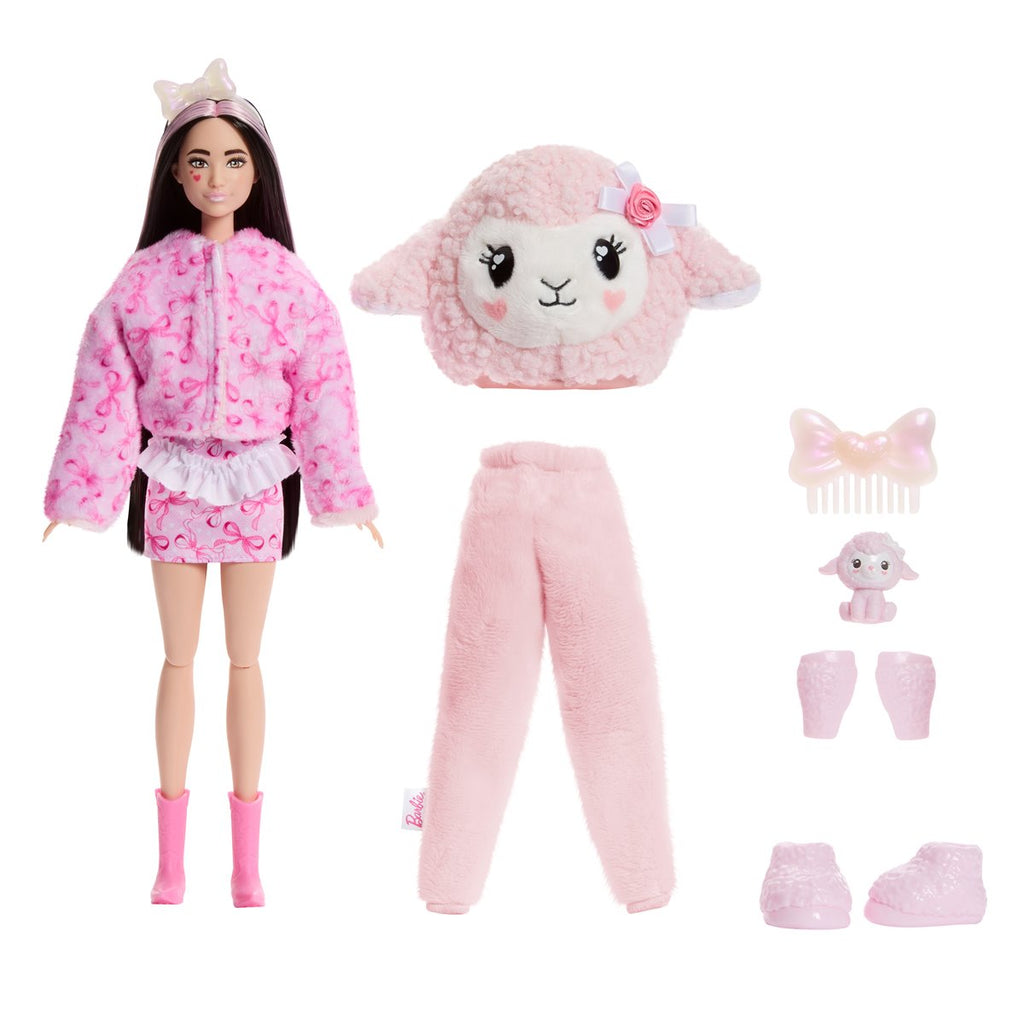 Care Bears Barbie Cutie Reveal Pink Lamb Doll